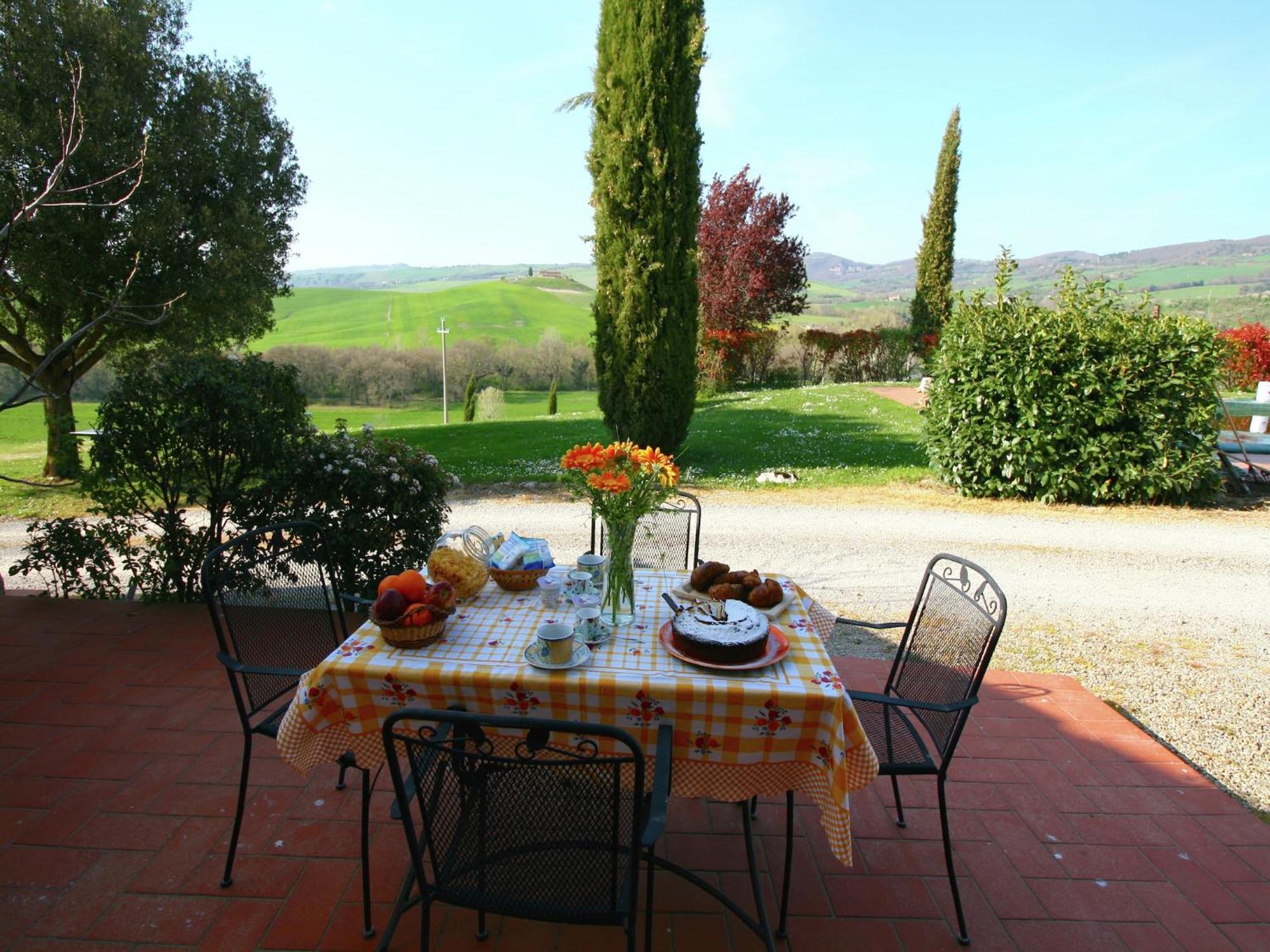 Modern Farmhouse In Pienza With Pool Kültér fotó
