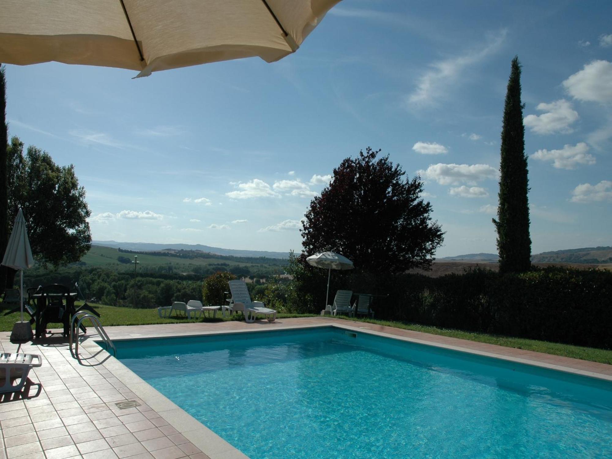 Modern Farmhouse In Pienza With Pool Kültér fotó