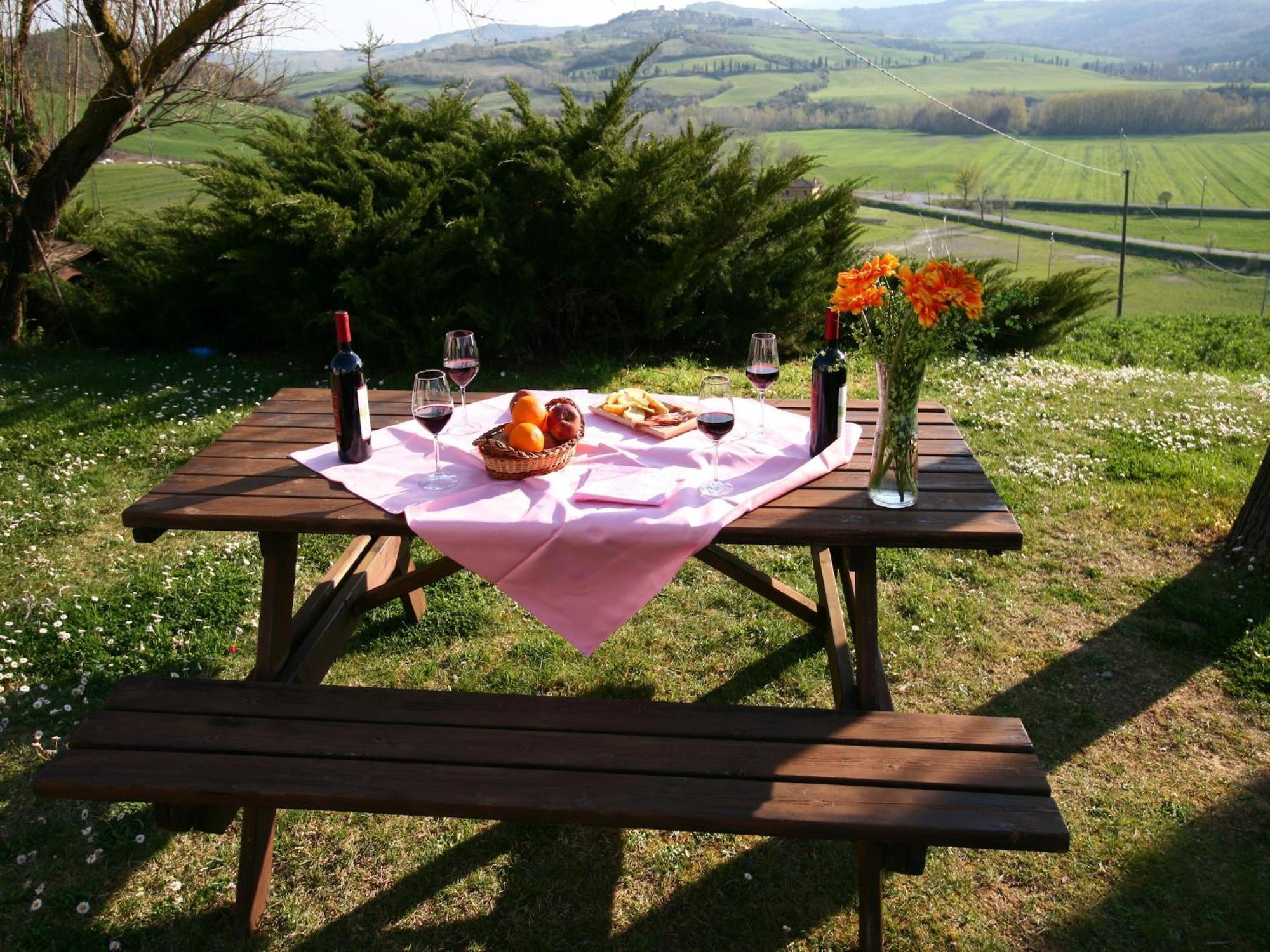 Modern Farmhouse In Pienza With Pool Kültér fotó